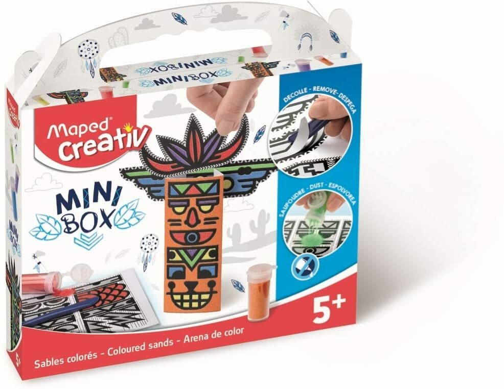 Mini box - Maped Creativ -Totem- Kit créatif pour enfants avec fournitures artistiques variées