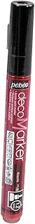 Marqueur acrylique Pébéo 201407 - Pointe ronde 1,2mm Magenta pour multi techniques et supports variés