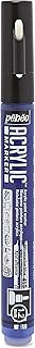 Marqueur peinture Pébéo 201419 - Pointe 1,2 mm Bleu outremer Acrylic Marker pour surfaces multiples