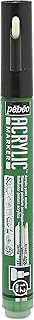 Marqueur acrylique Pébéo 201423 - Pointe ronde 1,2mm Vert pour peinture sur tissu, bois, papier