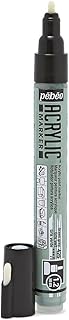 Marqueur acrylique Pébéo 201425 - Pointe ronde 1,2 mm Gris vert pour dessin et décoration
