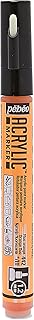 Marqueur peinture Pébéo Acrylic Marker - Pointe 1,2 mm Orange fluo pour tissu et papier