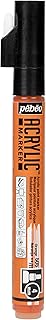 Marqueur acrylique Pébéo 201505 - Pointe ronde 4mm Orange pour dessin et décoration