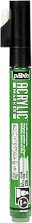 Marqueur acrylique peinture Pébéo 201623 - Pointe biseautée 4 mm Vert - Pour dessin et décoration