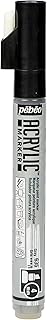 Marqueur peinture Pébéo Acrylic Marker - Pointe biseautée 4 mm Gris pour surfaces variées