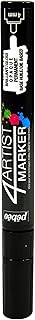 Marqueur peinture Pébéo 580124 4Artist - Aluminium Noir 4 mm pour artistes et loisirs créatifs