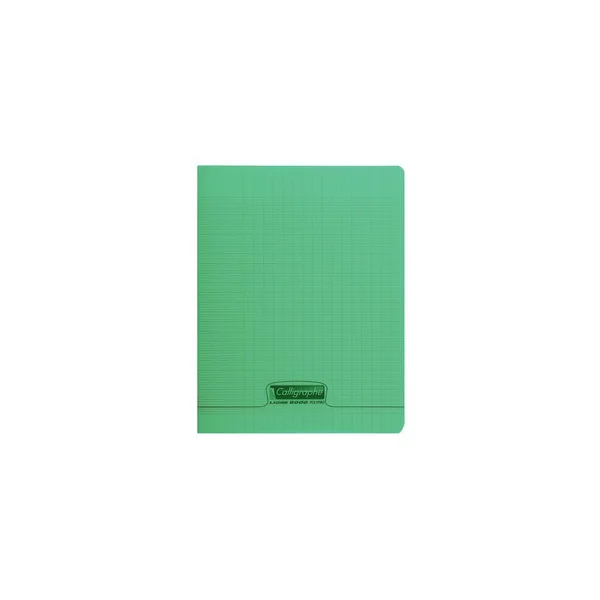 Cahier Agrafé Calligraphe 18115C Clairefontaine - 17x22 cm 60 Pages Grands Carreaux Papier 90 g Usage Scolaire