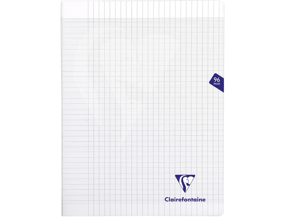 Cahier piqûre Calligraphe 7000 transparent- couverture souple PP 17x22 cm 96 pages Seyès 70g pour école et bureau