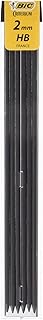 Mines de Rechange Bic Conte Hi-Polymer 2 mm HB - Étui de 6 Mines Haute Qualité pour Dessin et Écriture