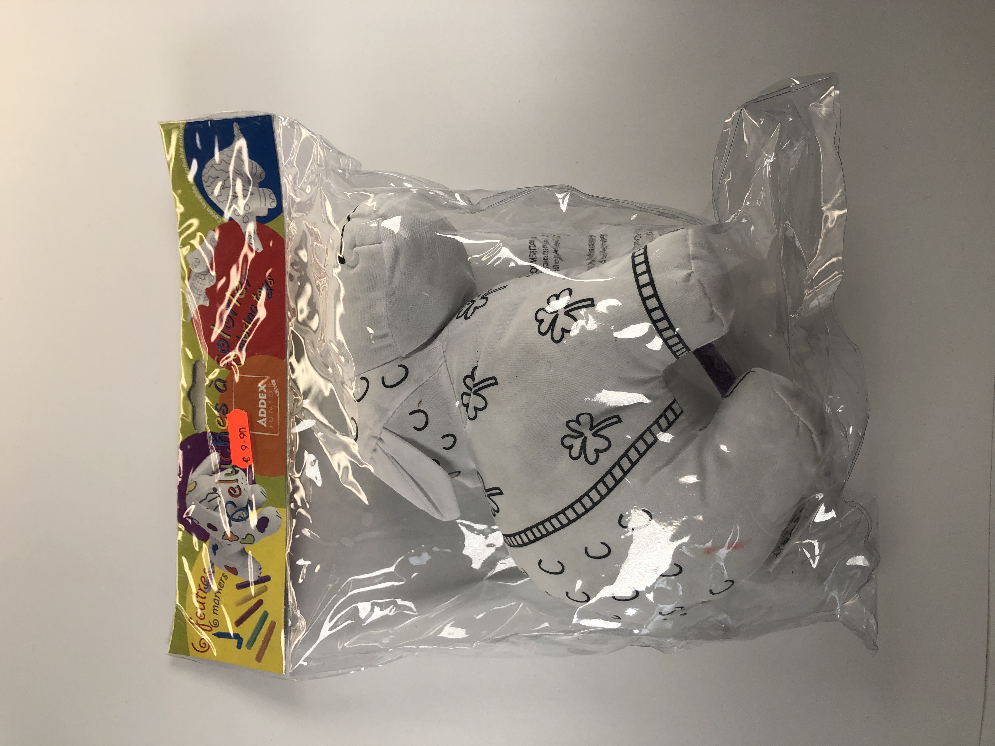 Peluches à colorier ADDEX Junior vache - Activité créative pour enfants