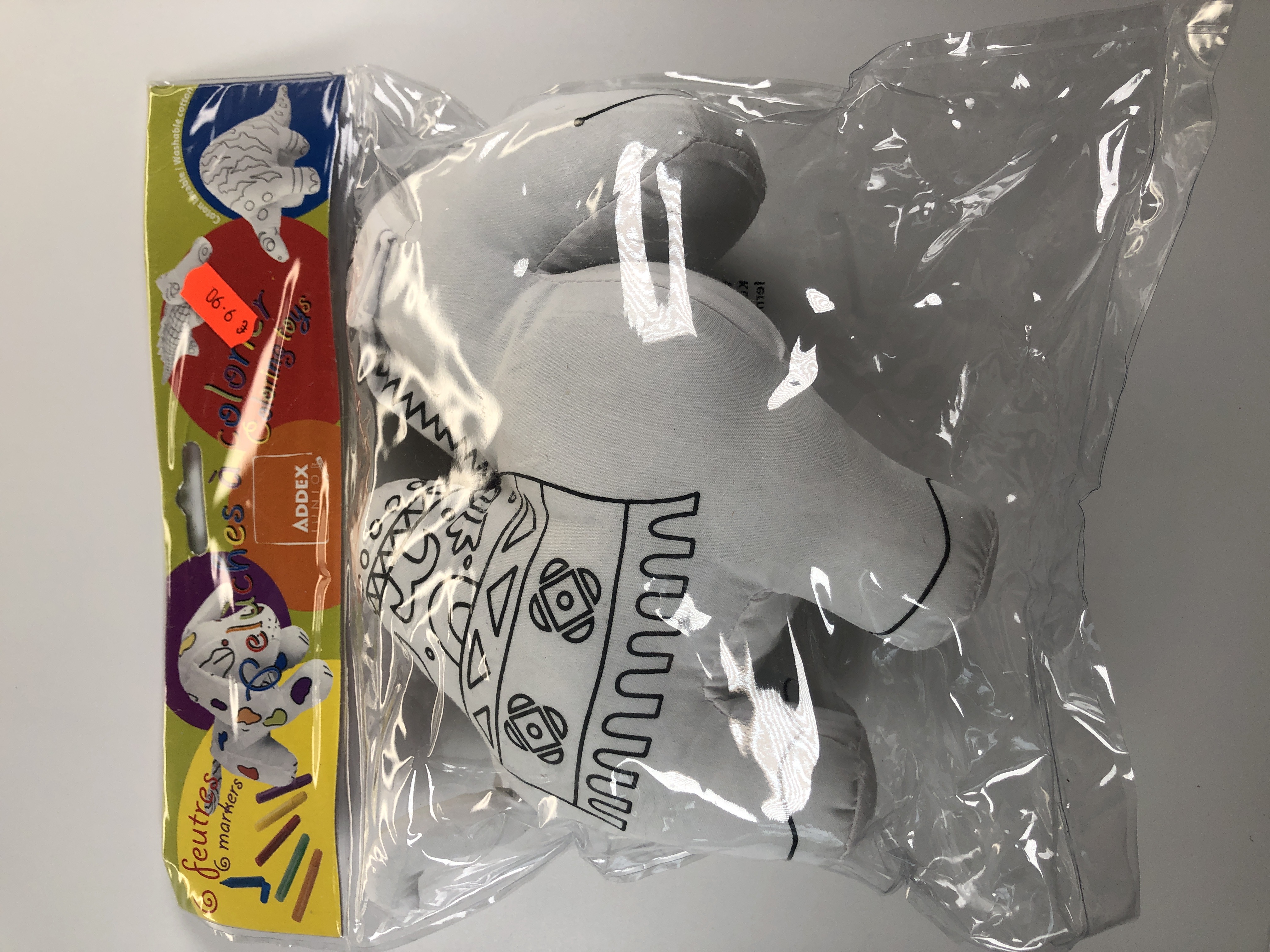 Peluches à colorier ADDEX Junior Chameau - Jouet éducatif pour enfants, activité créative