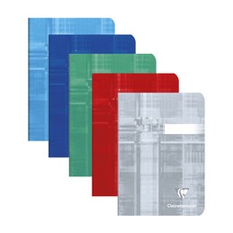 Carnet Clairefontaine piqué A6 90 x 140 mm 96 pages uni blanc pour prise de notes et dessin