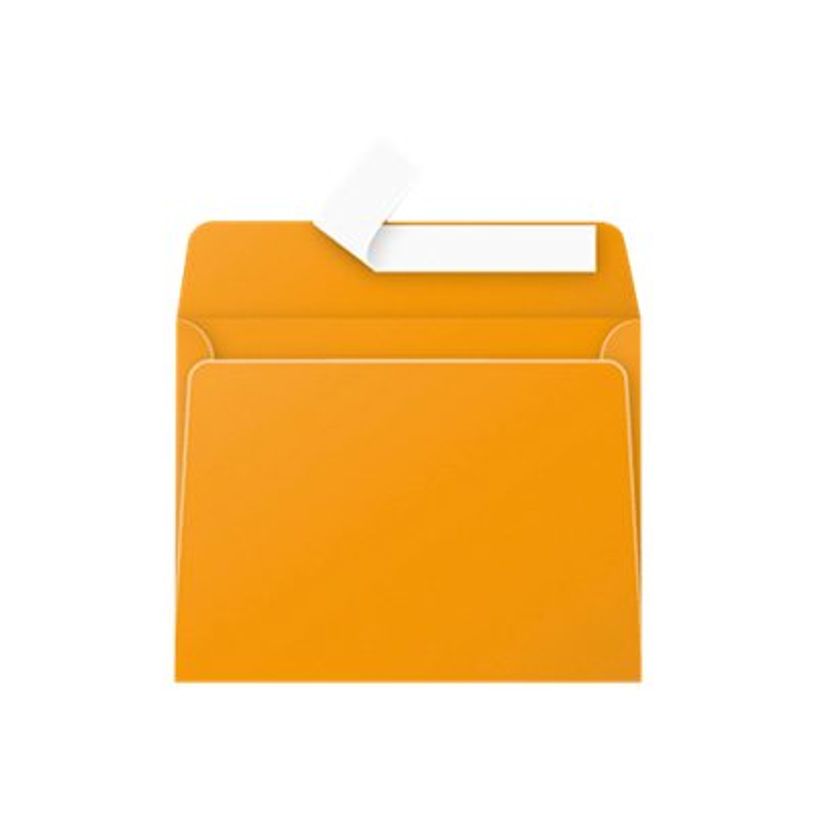 Enveloppes Pollen Clairefontaine - 20 unités 90x140 mm 120 g/m² Capucine - Pour courrier et invitations
