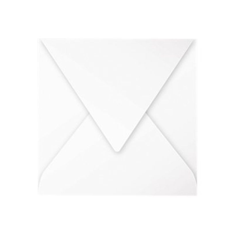 20 enveloppes Clairefontaine Pollen 140x140 mm - Blanc pour correspondance