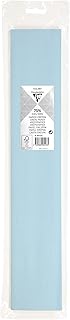 Papier crépon Clairefontaine Bleu ciel 95127C - 500 mm x 2.5 m pour loisirs créatifs