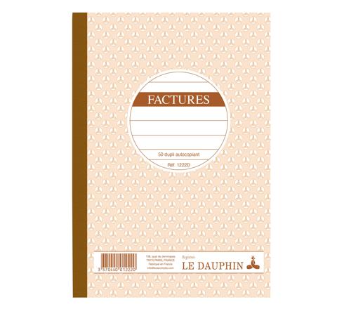 MANIFOLD Autocopiants 210x148 Factures - 50 Dupli, Avoine