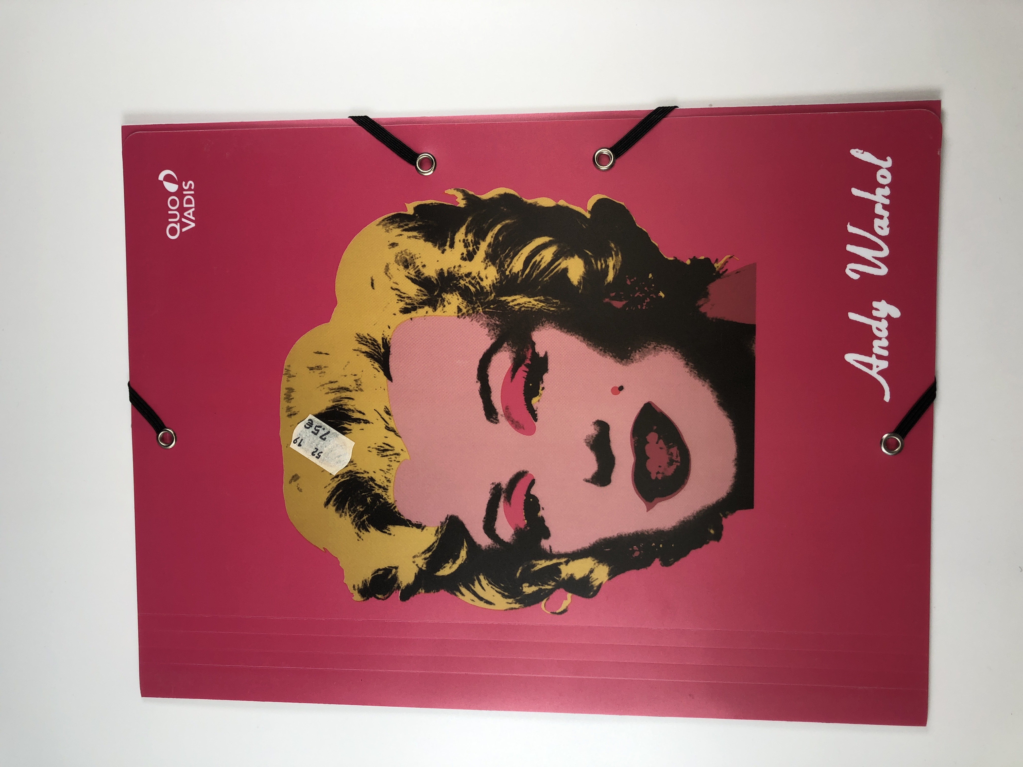 Chemise à 3 rabats Exacompta Andy Warhol - Organisation de documents A4 pour bureau ou école