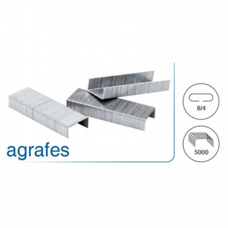 Boîte de 5000 agrafes Rapid 8/4 - Compatibles agrafeuses standard, pour documents et papiers