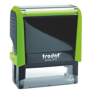 Tampon encreur TRODAT X-print 4912 - Formule Commerciale "ORIGINAL" Vert - Usage bureau et administration