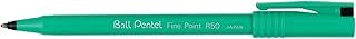 Feutre d'écriture Pentel Ball R50 - Noir 0.8mm Pointe Plastique pour Bureau et École