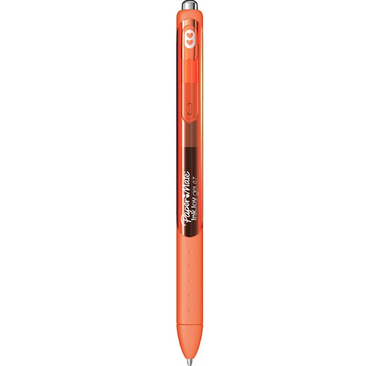 Stylo bille Papermate Inkjoy Gel 0.7 Orange - écriture fluide pour bureau et école