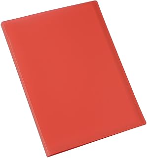 5 Etoiles ETL-100206300 Protège documents 80 Vues Polypropylène Rouge