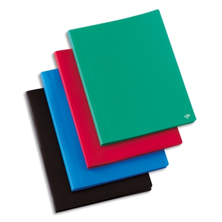 Protège-documents polypropylène 40 vues - Coloris assortis pour organisation de documents