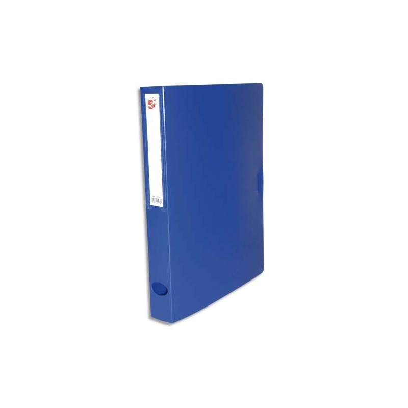 PRG Boîte de classement - Dos 4 cm, Polypropylène Bleu
