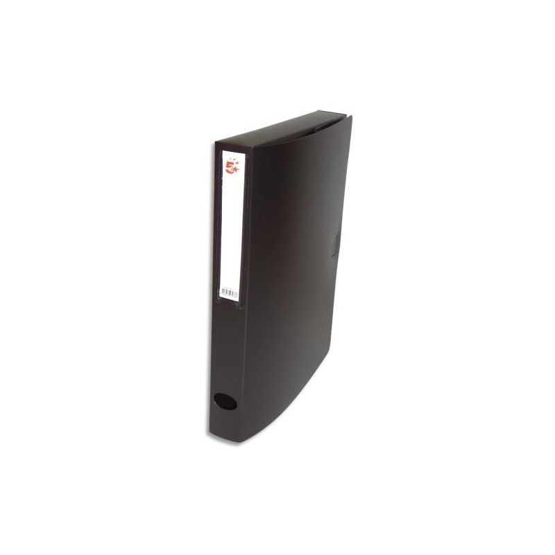 PRG Boîte de classement - Dos 4 cm, Polypropylène Noir