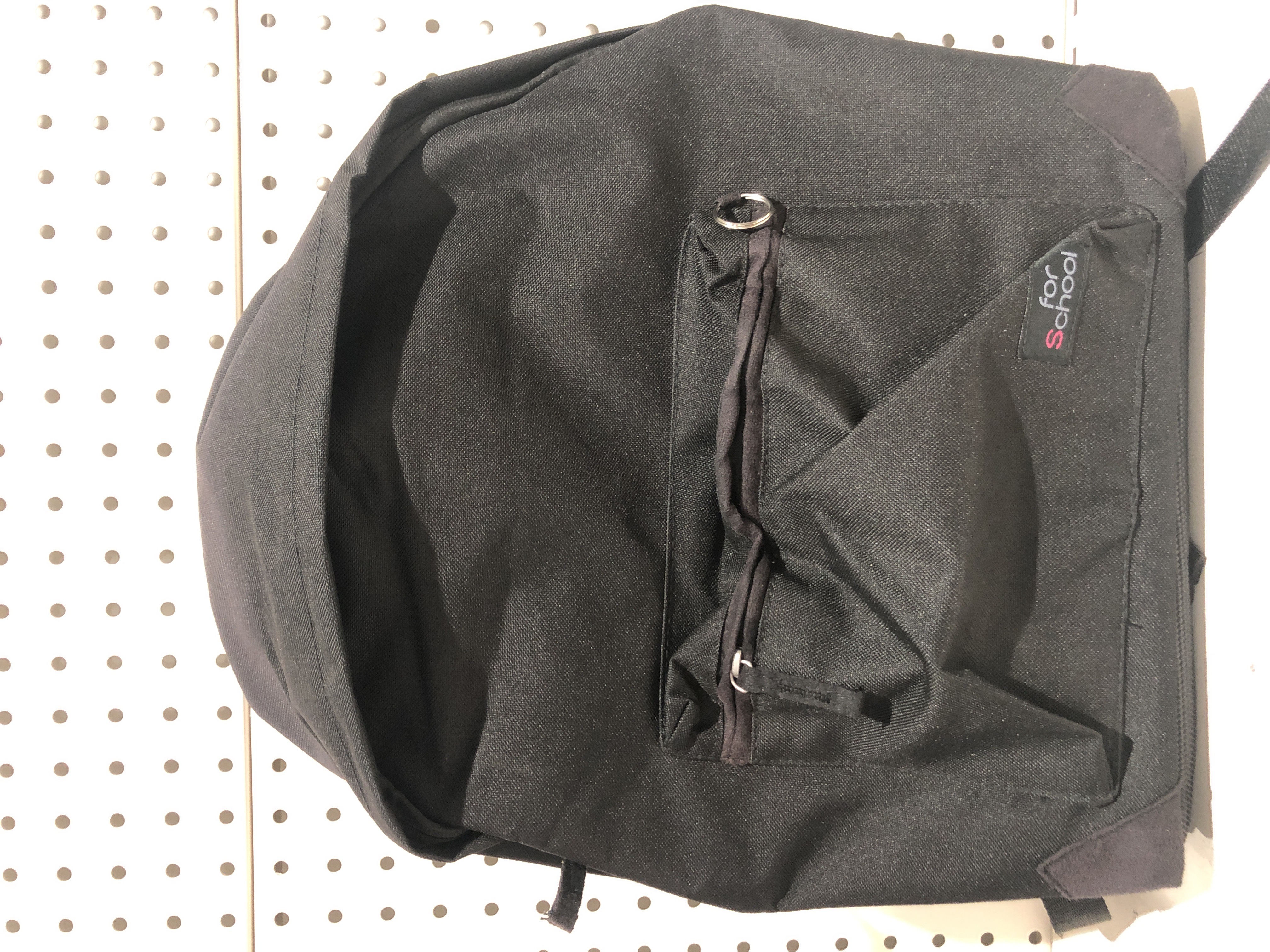 Sac à dos FOR SCHOOL - Noir - Capacité spacieuse pour école et bureau