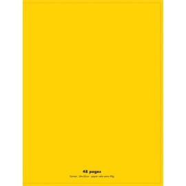 Cahier piqûre PLEIN CIEL 24x32cm 48 pages grands carreaux Seyès 90g - Pour école et bureau