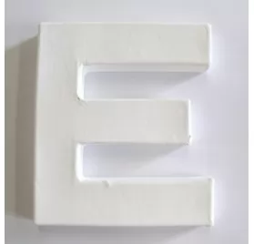 Lettre décoration 3D Decopatch E - 12 cm pour décoration et loisirs créatifs manuels