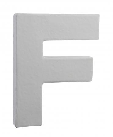 Lettre décoration 3D Decopatch F - 12 cm pour décoration et loisirs créatifs manuels