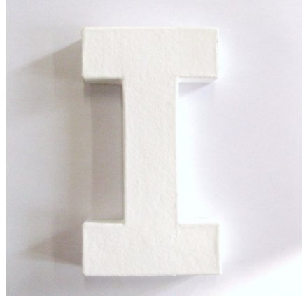 Lettre décoration 3D Decopatch I - 12 cm pour décoration et loisirs créatifs manuels
