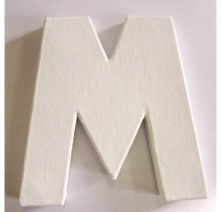Lettre décoration 3D Decopatch M - 12 cm pour décoration et loisirs créatifs manuels