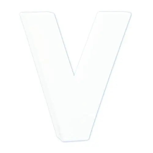 Lettre décoration 3D Decopatch V - 12 cm pour décoration et loisirs créatifs manuels