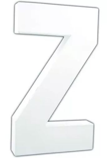 Lettre décoration 3D Decopatch Z - 12 cm pour décoration et loisirs créatifs manuels