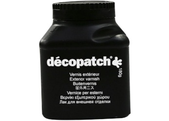 Vernis extérieur satiné Décopatch 180g - Pour loisirs créatifs et décoration papier, compatible papier, carton, bois