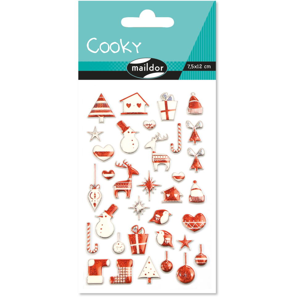 Stickers Noël - Décorations festives pour cartes et cadeaux