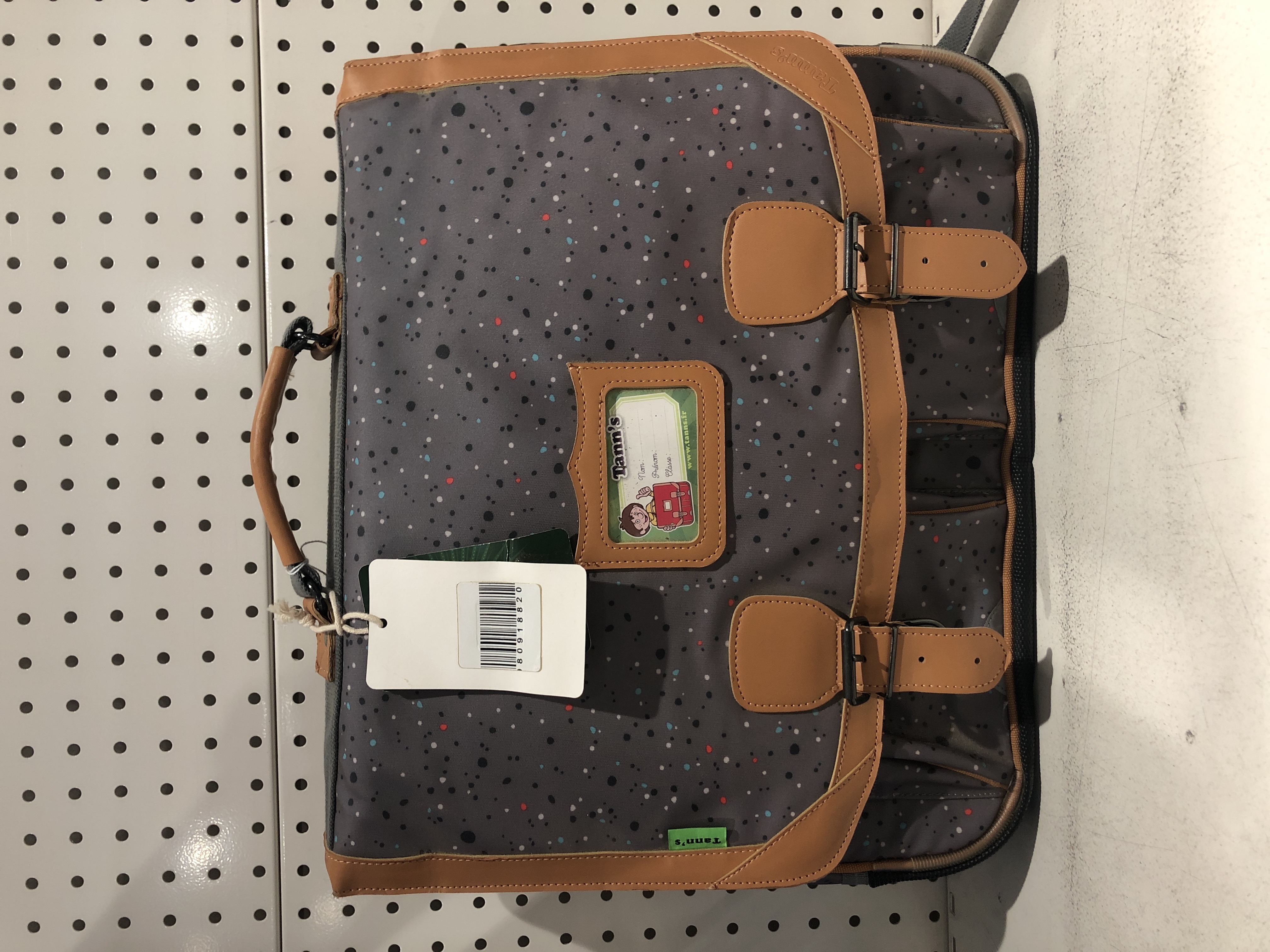 Cartable Tann's - Sac à dos scolaire 41 cm pour écoliers avec compartiments multiples