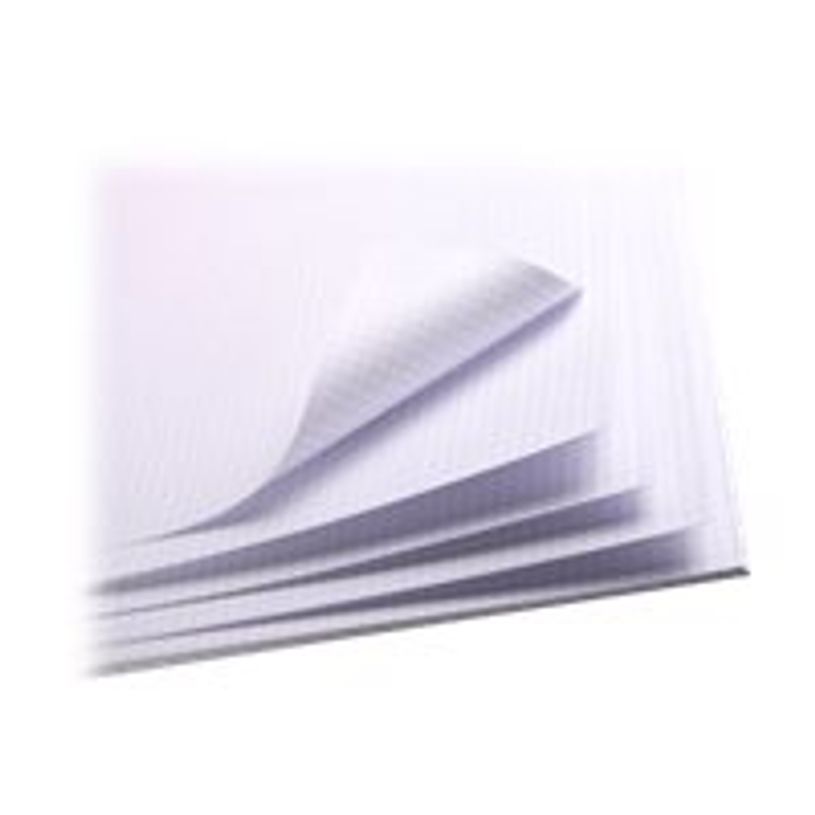 Feuille bristol Clairefontaine - 50 x 65 cm extra blanc quadrillé 5x5 mm - Pour dessin et écriture  93325C