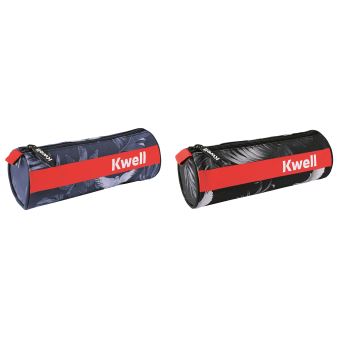 Trousse ronde Oberthur Kwell - Modèle aléatoire, Fermeture éclair, 19x7 cm