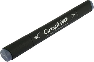 Marqueur à alcool Graph'it 9107 - Gris froid 7 - Pour dessin et illustration