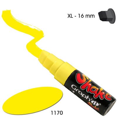 Marqueur Graph'it Shake 16 mm - 1170 Sun - Peinture Acrylique Permanente pour Artistes et Designers