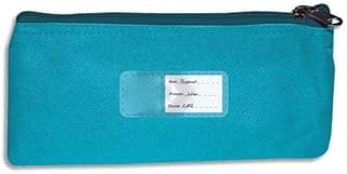 Trousse Scolaire Fourre Tout Plat Bleu - Grand Volume pour École et Bureau