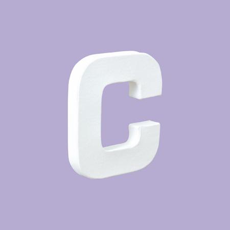 Lettre 3D Crealia Decopatch C - 12 cm pour décoration et loisirs créatifs printemps et Pâques