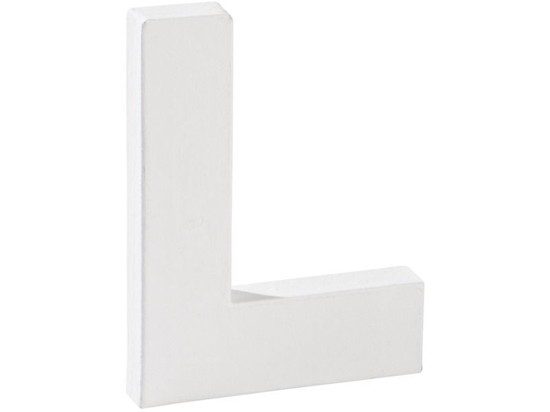 Lettre 3D Crealia Decopatch L - 12 cm pour décoration et loisirs créatifs printemps et Pâques