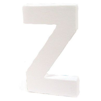 Lettre 3D Crealia Decopatch Z - 12 cm pour décoration et loisirs créatifs printemps et Pâques