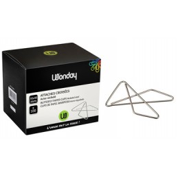 Attaches croisées Wonday - Nickelé 30 x 40 mm 100 Pièces pour fixation et assemblage