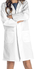 Blouse scolaire Wonday blanche 190 g/m² taille S - vêtement protection pour élèves et enseignants